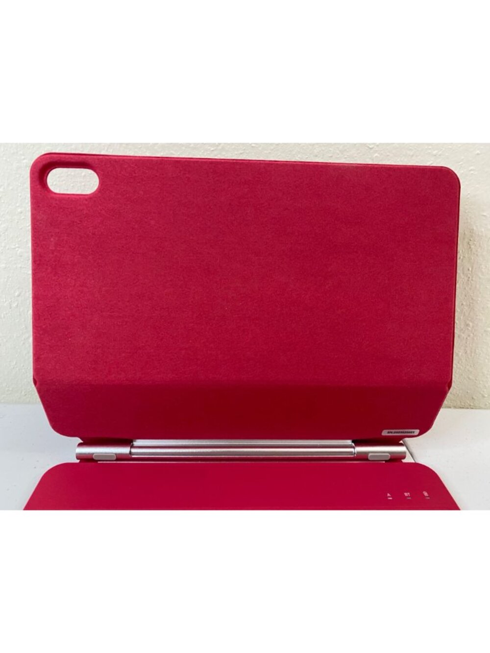 Red Bluetooth Keyboard Case for iPad 9.7 10.2 Tablet Trackpad - Picture 4 of 9
